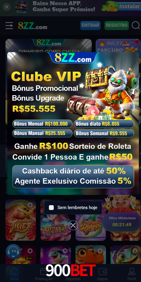 App oficial de cassinos online